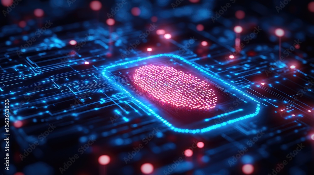 Poster ai-driven banking security system detecting fraudulent transactions and preventing cyber threats in 