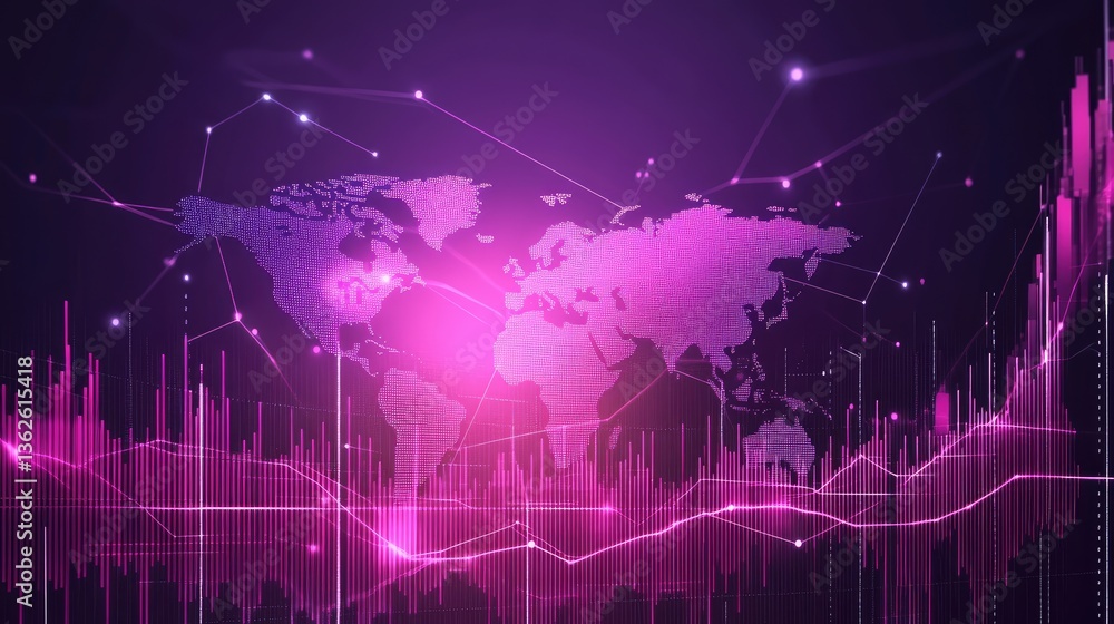 Poster ai-driven real-time currency exchange platform optimizing forex trading with predictive analytics.