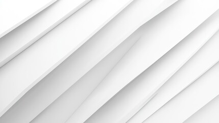 Fototapeta premium Abstract geometric white layered lines. Architectural design background. Possible use for showcasing modern architecture