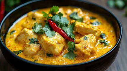 kuku paka with coconut chicken creamy