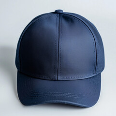 Fototapeta premium a simple, navy hat that has room to add a logo --v 6.1. Ai generated images.