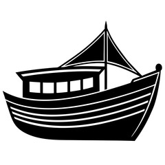 Boat Silhouette Vector