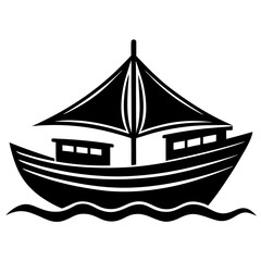 Boat Silhouette Vector