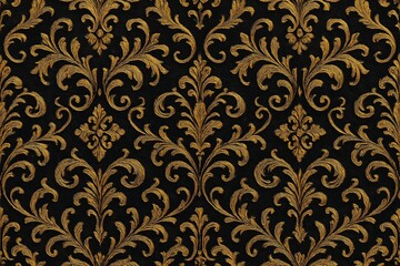 黒×金のゴシック・バロック装飾