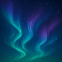 オーロラが漂う空の背景