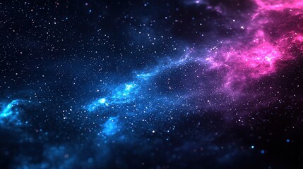 Obraz premium Stunning Cosmic Background with Vibrant Colors and Starry Night Sky in Deep Space