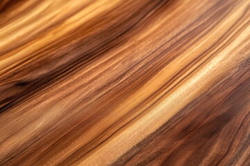 Polished Hardwood Surface with Intricate Wood Grain