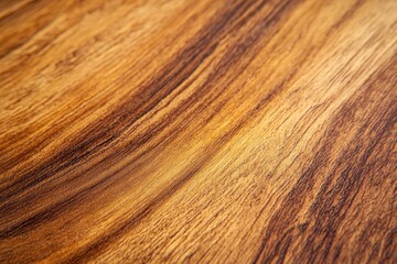 Polished Hardwood Surface with Intricate Wood Grain