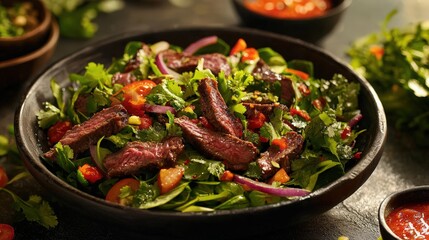 yam nua with spicy beef salad vibrant