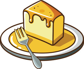 Classic Custard Tart with Glossy Topping