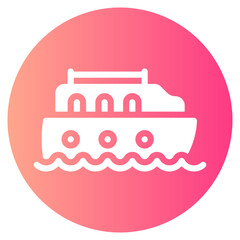 ship gradient icon