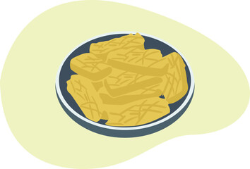 Kaastengels - kue keju  (Dutch cheese snack)