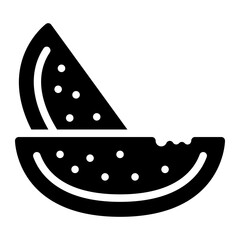watermelon glyph icon
