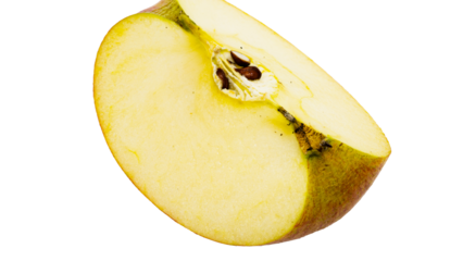 りんご　カット断面　マクロ撮影