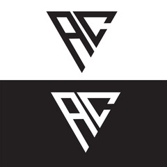  AC modern elegance and creative logo design .AC luxurious alphabet design . AC letter initial logo design.