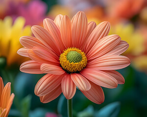 Orange daisy close-up