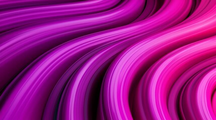 Fototapeta premium A vibrant display of flowing purple and pink waves, beautifully blending into each other. This abstract design adds a touch of elegance and creativity to any project.