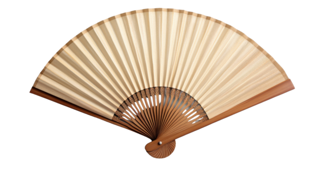 Traditional Hand Fan: a meticulously crafted hand fan with intricate details, symbolizing elegance, cultural heritage, and a touch of artistic flair.