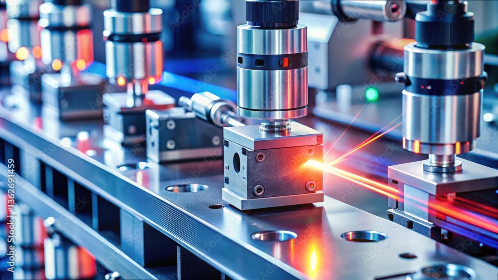 Poster precision laser calibration for sensors in industrial settings