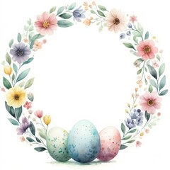 Ilustración pascua. Semana santa. Estilo acuarela