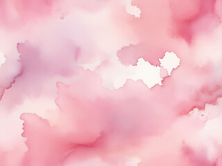 Soft Pastel Pink Watercolor Texture with Gentle Gradient and Abstract Background