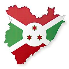 map of south America with highlighted