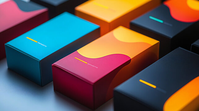 Eye-Catching Custom Branded Package with Colorful Logo Design and Vibrant Printing On A High-Quality Box