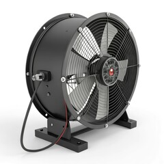 electric fan isolated on white