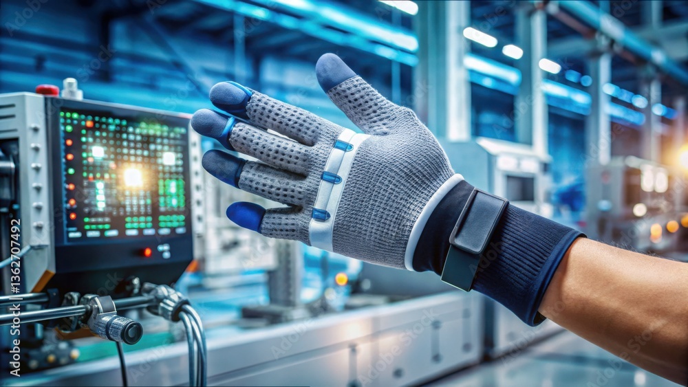 Leinwandbilder advanced virtual control glove for interactive technology use