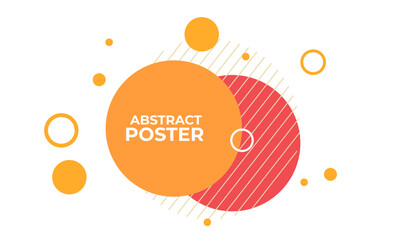 Fototapeta premium Abstract Circle Poster for Contemporary Art Trendy Visuals and Creative Expression