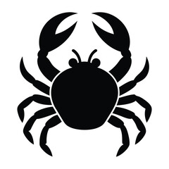 vector illustration of a crab