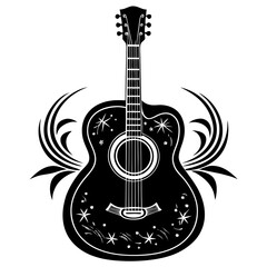 Guitar Silhouette Vector