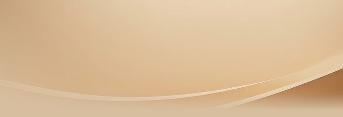 The minimalist beige background with smooth curves shapes creates a calm and modern aesthetic, making it ideal for modern design projects in the beauty industry and branding.