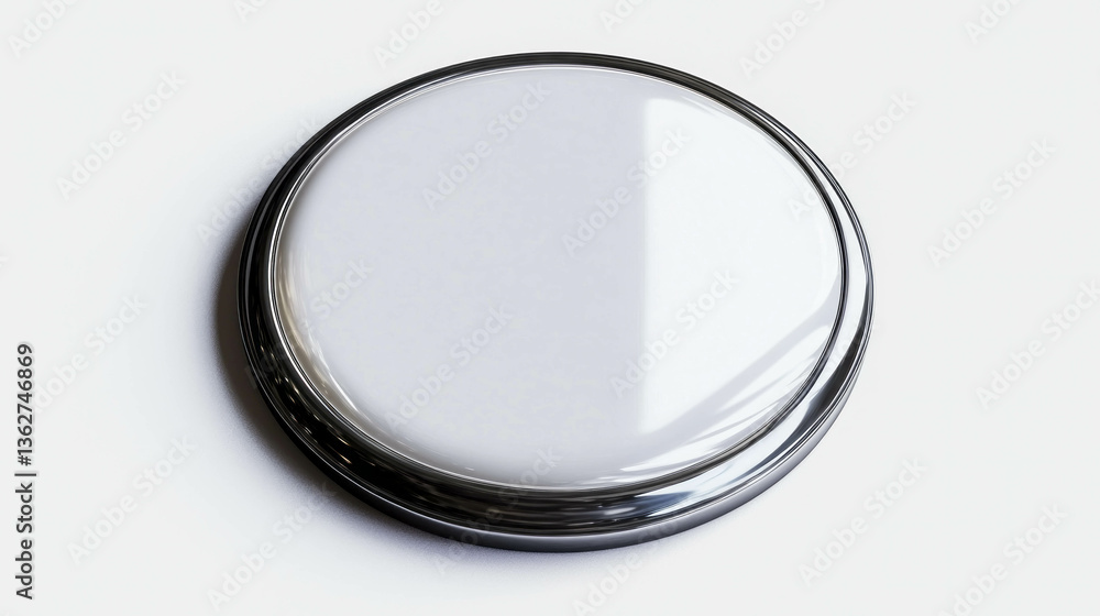 Poster minimalist circular picture frame design for home decor projects