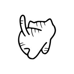 cute kitten from behind view