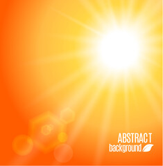 Abstract nature orange color background