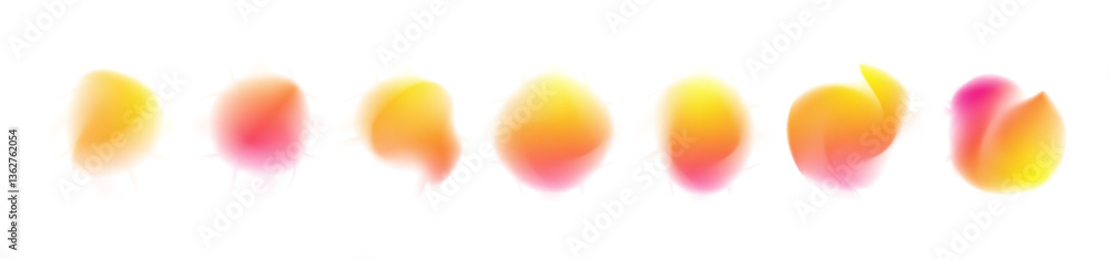 Aufkleber png gradation radial abstract shape light png gradient blur circle blurry blue element vector colour