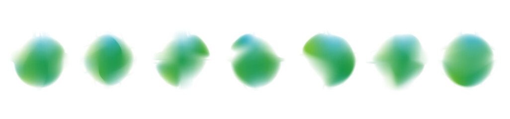 PNG gradient blur circle gradation radial abstract shape light blurry blue element vector colours round fluid mesh blob neon red sphere purple pink aura form bubble blend yellow three-dimensional 