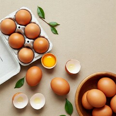 eggs in a carton