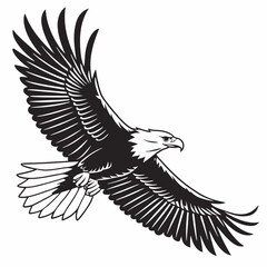 flying eagle silhouette