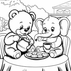 kdp cover, cover, book cover, cartoon illustration, cute coloring book cover, cute kids illustration, cartoon cover, kawaii coloring, easy and bold, kawaii cover, cozy, cozy cover, fuzzy, hygge, color