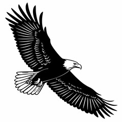 flying eagle silhouette