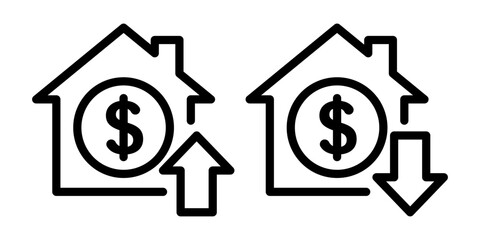 House heating icon simple design