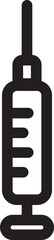 syringe outline icon