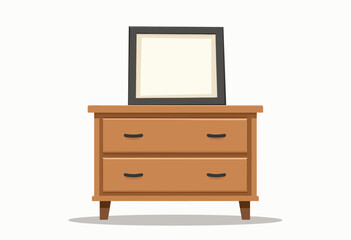 Timeless Style for Your Bedroom: Featuring a Dresser with a Mirror, Combining Classic Design with Practical Storage Solutions. Enhance Your Bedroom Decor with Quality Furniture.

