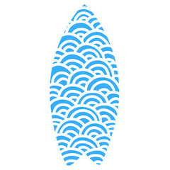 Sea pattern surfboard