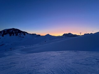 winter mountain landscape