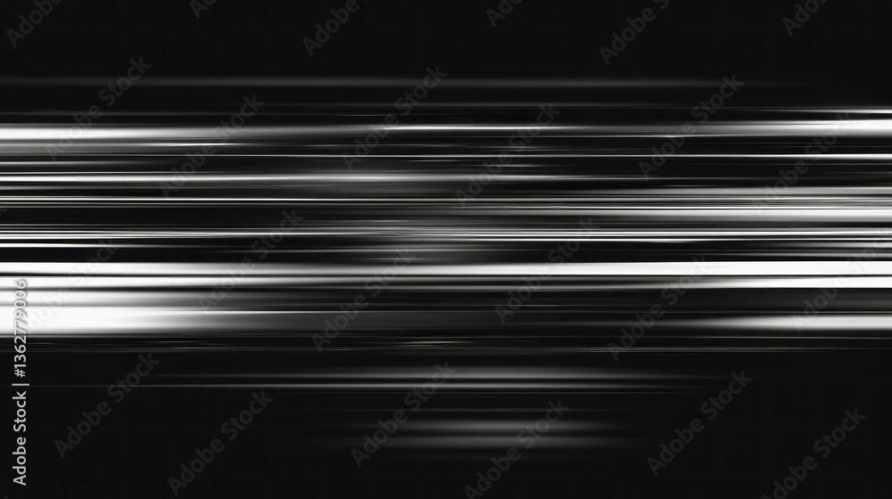Poster abstract black and white blur overlay texture depicting chaotic motion