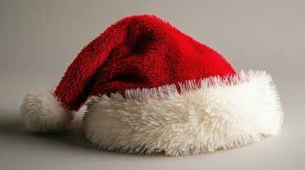 A Festive Red and White Santa Hat