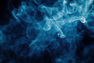 Obraz premium Abstract background with smoke on a dark blue or black color